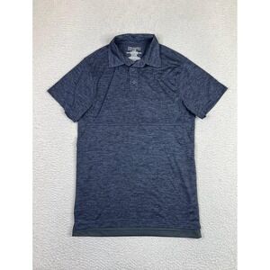 Vertx Polo Shirt Mens Small Blue Heather Performance 37.5 Tactical Wicking
